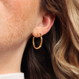Marrin Costello Jewelry - Jay 1" Hoops - Gold