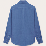 Love Brand & Co - Men's Abaco Linen Shirt - Deep Blue