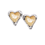 Julietta - Heart Studs - Silver