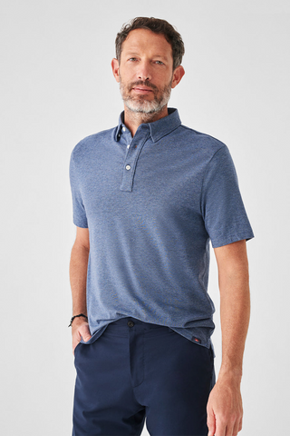 Love Brand & Co - Men's Eleuthera Linen Trousers - Deep Blue