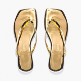 TKEES - Square Toe Lily Mirror - Gold