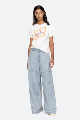 Marissa Webb - So High Waisted French Terry Sweatpants - White