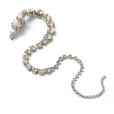 Lelet NY - Crystal Spine Clip - Rhodium