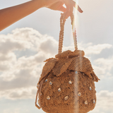 Aranáz - Piña Sparkle Medium Handbag - Natural