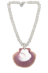 The Shell Dealer - Shell Poppers Necklace - Black