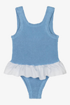 Poupette St. Barth - Kids Aurora Mini Dress - Blue Net
