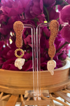 Dannijo - Sicily Earrings - Pearl/Gold