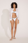 Miguelina - Mariah Lace Coverup - Pure White