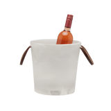 Blue Pheasant - Wesley Champagne Bucket - White Resin