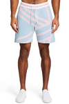 Faherty - Short Sleeve Stretch Playa Shirt - Rose Fishscale