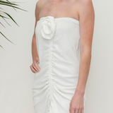 Sunni Spencer EveryWEAR Towel - The Santorini Cinch Dress - White Sand