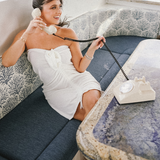 Sunni Spencer EveryWEAR Towel - The Santorini Cinch Dress - White Sand