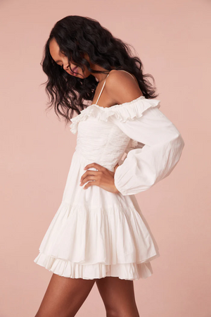 LoveShackFancy - Zennia Mini Dress - White