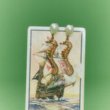 Alémais - Curio Seahorse Pearl Earrings - Gold