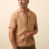Faherty _ Oasis Shirt - Rust Orange
