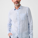 Faherty - Laguna Linen Shirt - Summer Classic Stripe