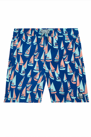 Love Brand & Co - Boys' Staniel Swim Shorts - Sea Scallop