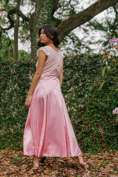 LoveShackFancy - Provencia Silk Maxi Dress - Sweet Pink – Sunni ...
