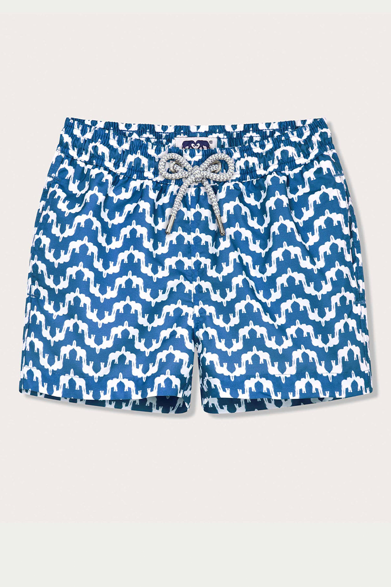 Love Brand & Co - Boys' Staniel Swim Shorts - Elephant Palace