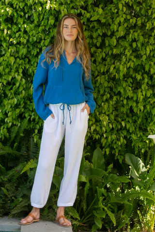 Marissa Webb - So Uptight Cropped Raglan French Terry Sweatshirt - White