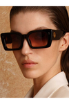 KREWE - DOLLY Polarized Sunglasses - 24K Sweet Tea