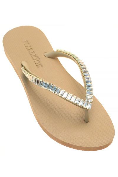 Mystique Amherst Flip Flops Nude Clear Sunni Spencer Apr s Sea