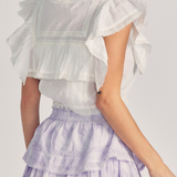 LoveShackFancy - Nora Top - Antique White