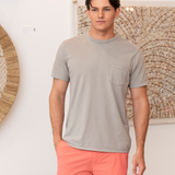 Sunni Spencer - Classic Crew Neck Pocket Tee - Chrome