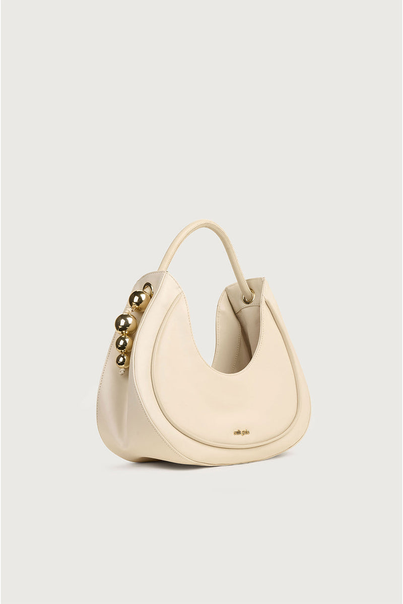 Off-White Leather Shoulder Handbags