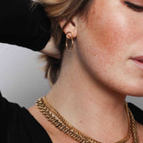 Marrin Costello Jewelry - Ven 1" Hoops - Gold