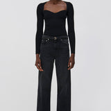 SIMKHAI - Giuliana Top - Black