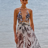 PatBo - Embroidered Beach Dress - Iris