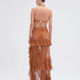 PatBo - Lace Beach Skirt - Pine