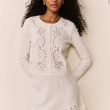 LoveShackFancy - GLINDY SKIRT - White Vanilla