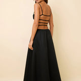 Solid & Striped - Deltra Midi Dres - Noir