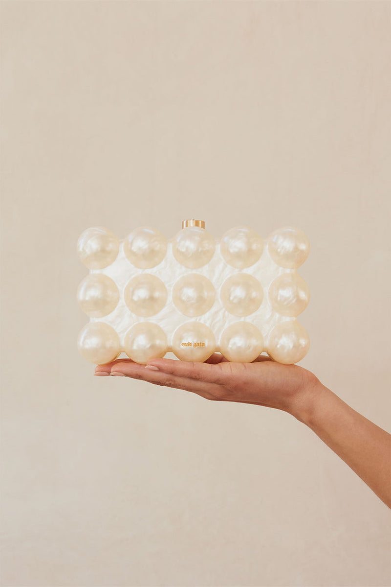 Cult Gaia - The Bubble Clutch - Ivory