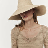 Janessa Leoné - Tinsley Wide Brim Hat - Natural