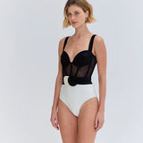 PatBo - Jersey Sands Corset Bodysuit