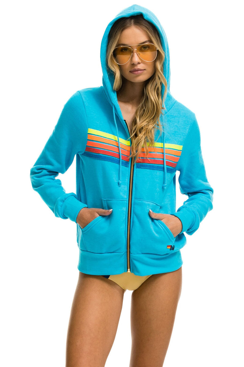 Aviator nation 2024 5 stripe hoodie