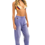 Aviator Nation - 5 Stripe Sweatpants - Faded Grape