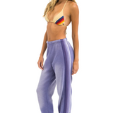 Aviator Nation - 5 Stripe Sweatpants - Faded Grape