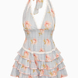LoveShackFancy - KERCH DRESS - RUSTIC SKY