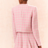 LoveShackFancy - Antoine Tweed Jacket - Rose Quartz