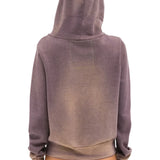 Aviator Nation - 5 Stripe Zip Hoodie - Faded Mocha