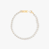 Marrin Costello Jewelry - Augusta Pearl Bracelet 4mm - Gold