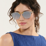 WOMAN WEARING BEAU NYLON KREWE GLASSES