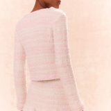 LoveShackFancy - Blanca Knit Cardigan - Vanilla Blush