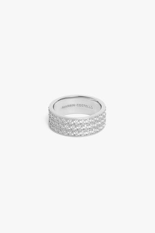 Marrin Costello Jewelry - Layla Diamond Ring - Silver