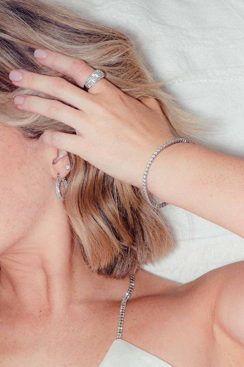 Marrin Costello - Blair Diamond Bracelet - Silver