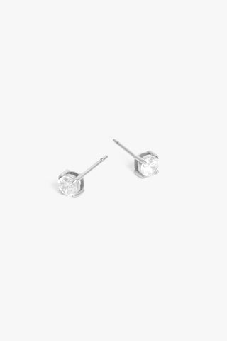 Marrin Costello Jewelry - Lily 10K Huggies - White Gold
